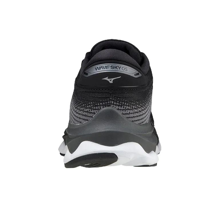 Mizuno Women's Wave Sky 5 Super Wide 'Black Grey' Women's-3