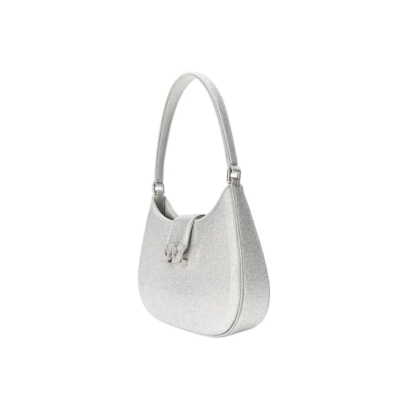 Alexander Wang W Legacy Polyester Shoulder Bag Handbags Small Size Women's Silver-1
