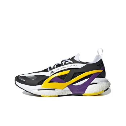 Adidas Solarglide Stella McCartney Core Black Active Purple Shock Yellow Women's