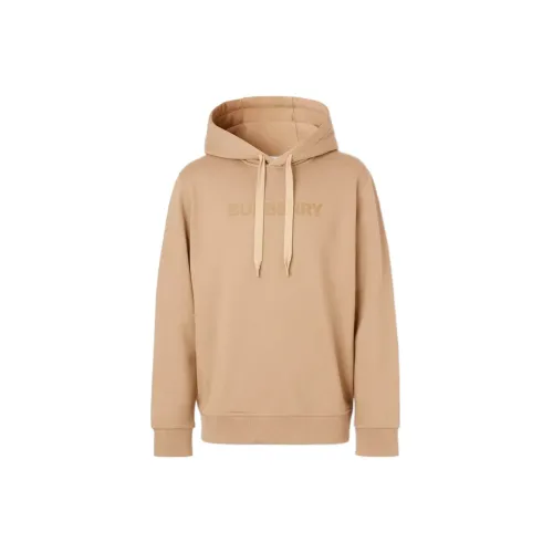 Burberry Logo Print Cotton Hoodie 