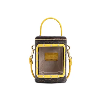 FION Handbags Coffee/Yellow
