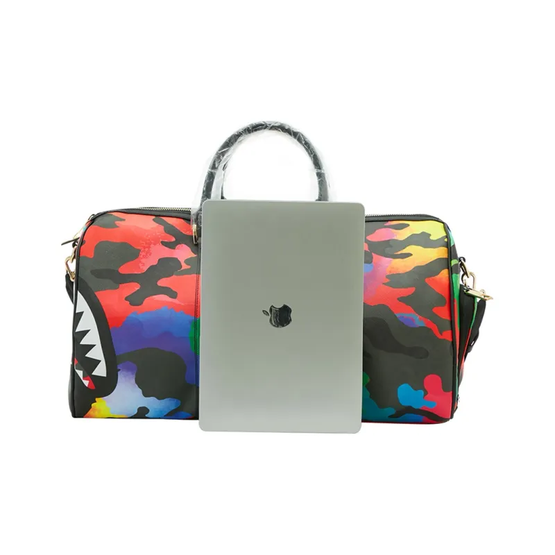 SPRAYGROUND PVC Boston Bag Handbag Medium Size Unisex Multicolor-5