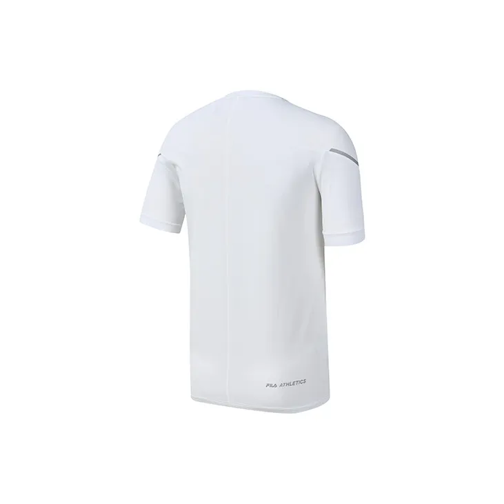 FILA Athletics Set in Sleeve T Shirt Men's Jade White-1