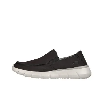 Skechers Del Retto -Alvert Anti-Slip Wear-Resistant Breathable Lightweight Low-Top Casual Shoes Men's Black