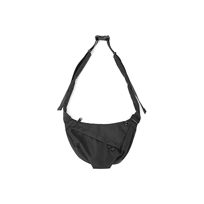 MYEDITION Shoulder Bag, Cell Phone Pouch, Crossbody Bag Nylon Polyester Black/Gray Unisex-0