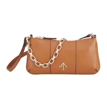 Manu Atelier Leather Arrow Bag Handbag Mini Women's Sand