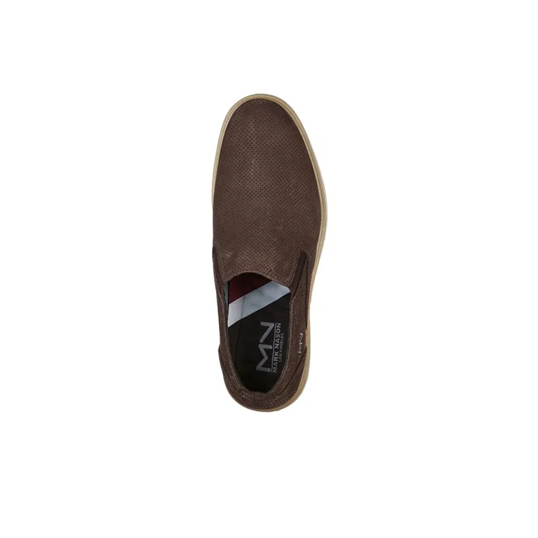 Skechers MARK NASON Cushioning Anti-Slip And Wear-Resistant Low-Top Casual Shoes Men's Dark Brown-3