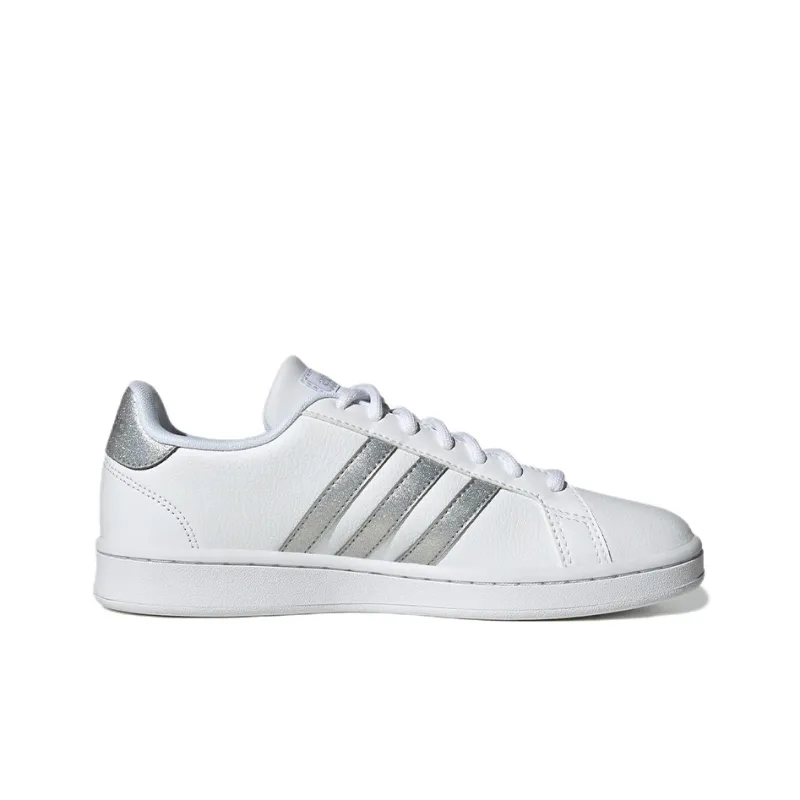 Grand Court Adidas Neo 'White Silver Metallic' Women's-1