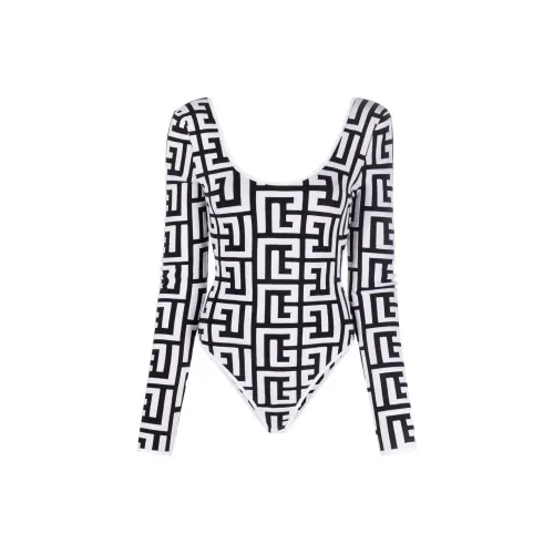 BALMAIN Bodysuits Women's Black/White