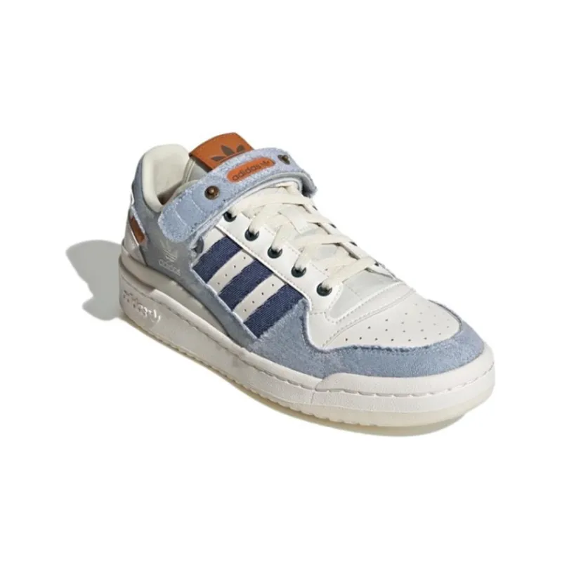 Adidas Forum Low Blue Cloud White-2