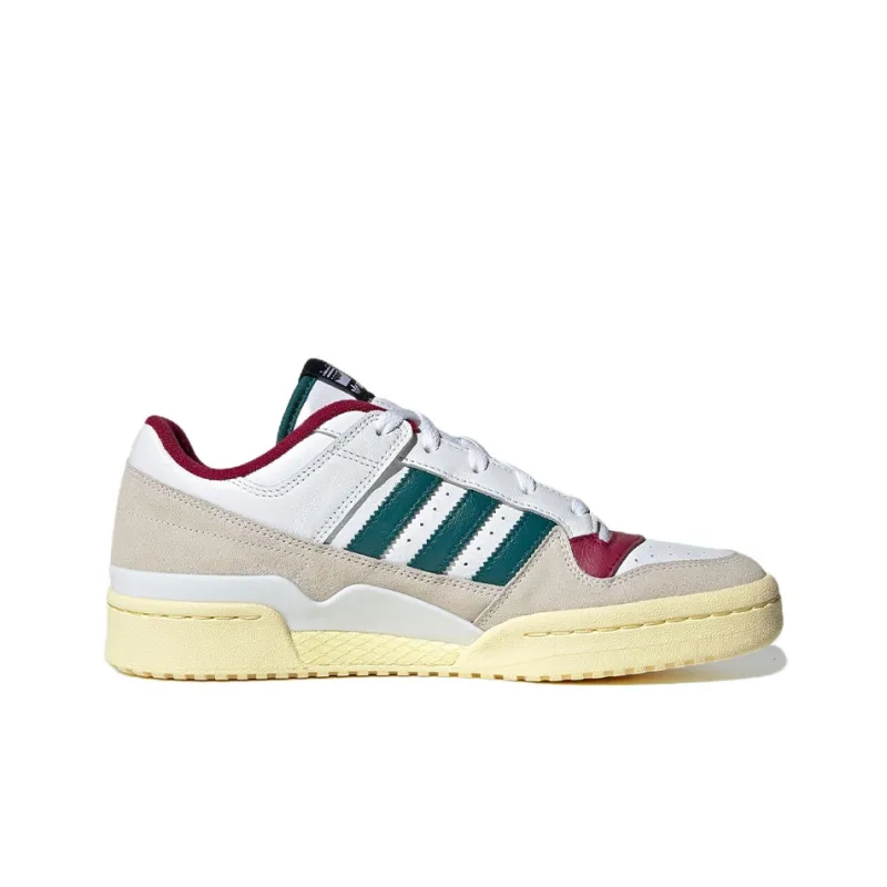 Adidas Forum Low White Teal Burgundy-1