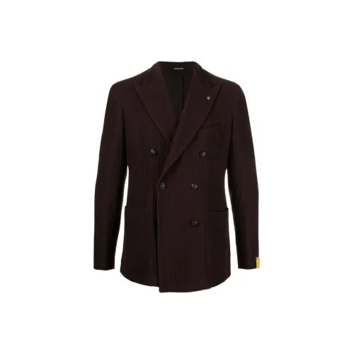 Tagliatore Business Suits Men Burgundy