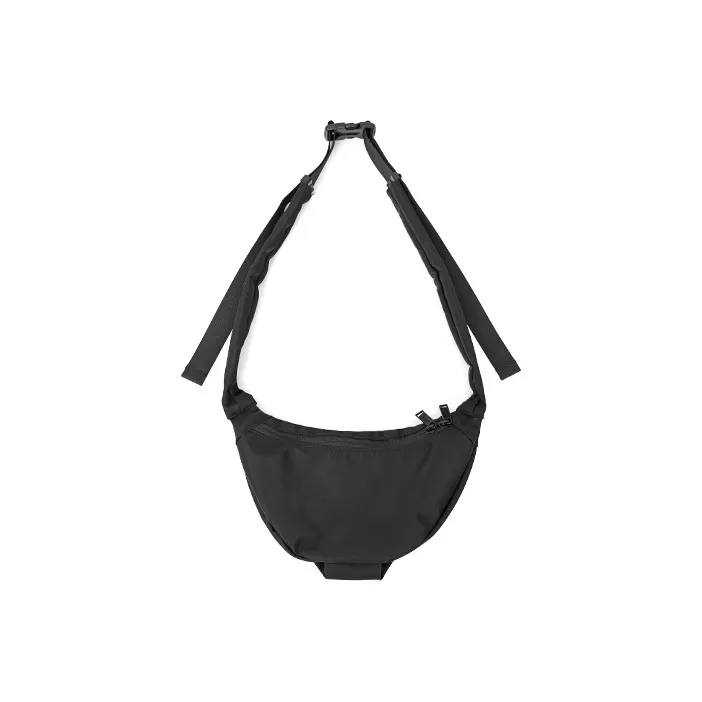 MYEDITION Shoulder Bag, Cell Phone Pouch, Crossbody Bag Nylon Polyester Black/Gray Unisex-1