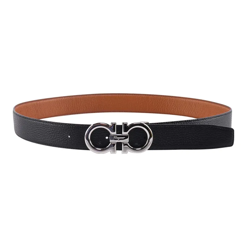 Ferragamo Leather Belts Men Brown-1