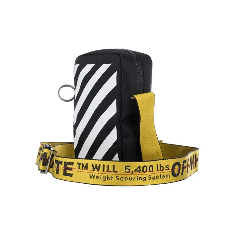 OFF WHITE Crossbody Binder Nylon Black/White-1
