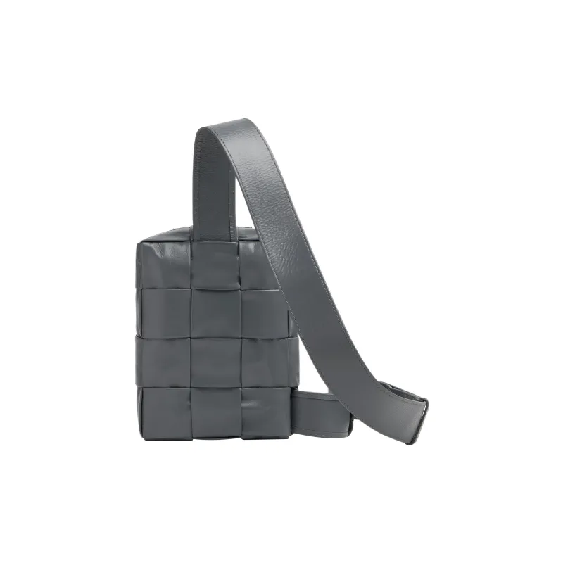 Bottega Veneta Calfskin Sling Bag Men's Gray-2