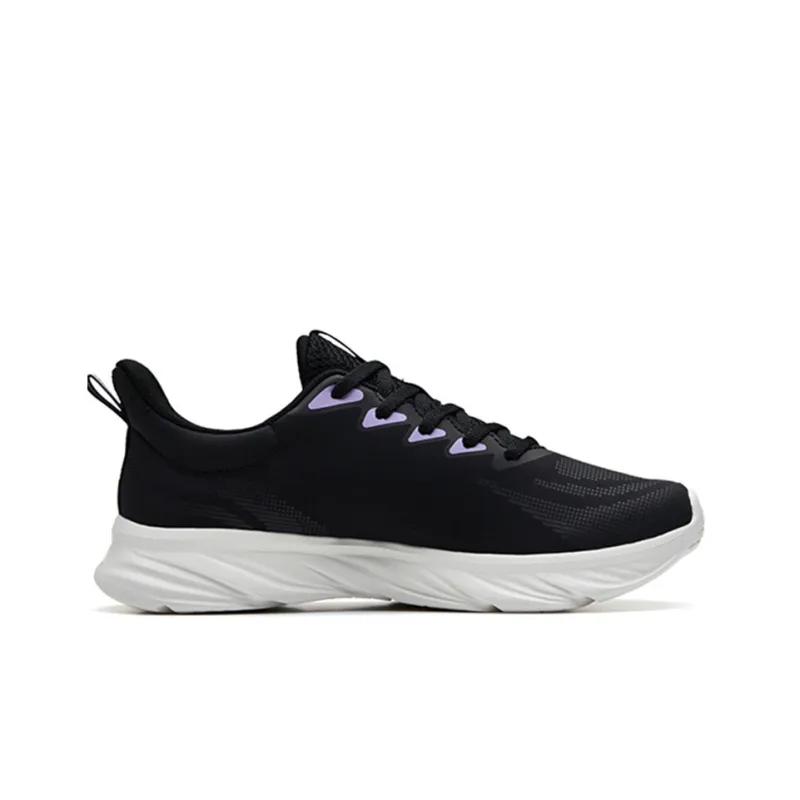ANTA Running Collection Running Shoes Women's Low Top Black/Carbon Gray/Lotus Purple-1