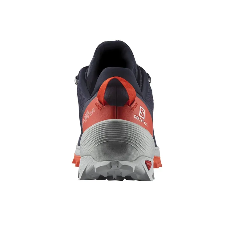 SALOMON Cross Over Cushioning, Slip Resistant, And Abrasion Resistant Low Top Outdoor Shoes Blue White Red-3