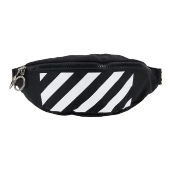 OFF WHITE Polyamide Fanny Pack Regular Men's Black