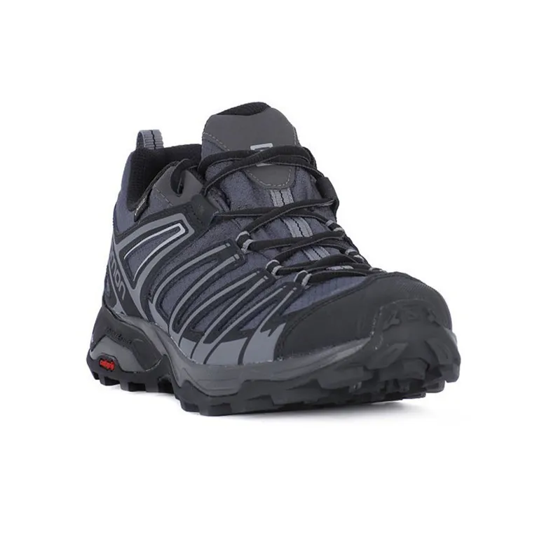 SALOMON X Ultra 3 Gtx Prime Anti-Slip Wear-Resistant Low-Top Outdoor Shoes Black Gray-2