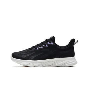 ANTA Running Collection Running Shoes Women's Low Top Black/Carbon Gray/Lotus Purple