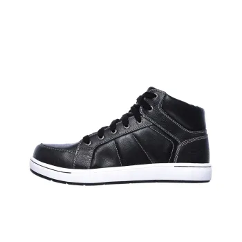 Skechers Watab Stirling St Slip Resistant Waterproof Cushioning Abrasion Resistant Mid Top Skateboard Shoes Men's Black