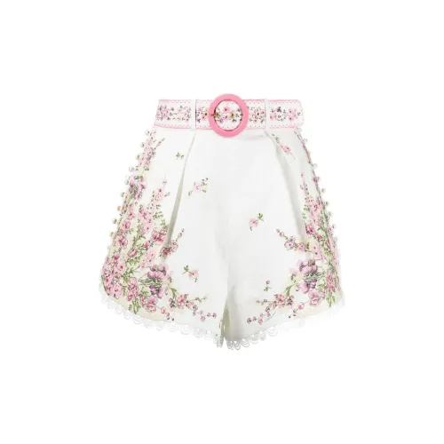 Zimmermann Jude Belted Shorts