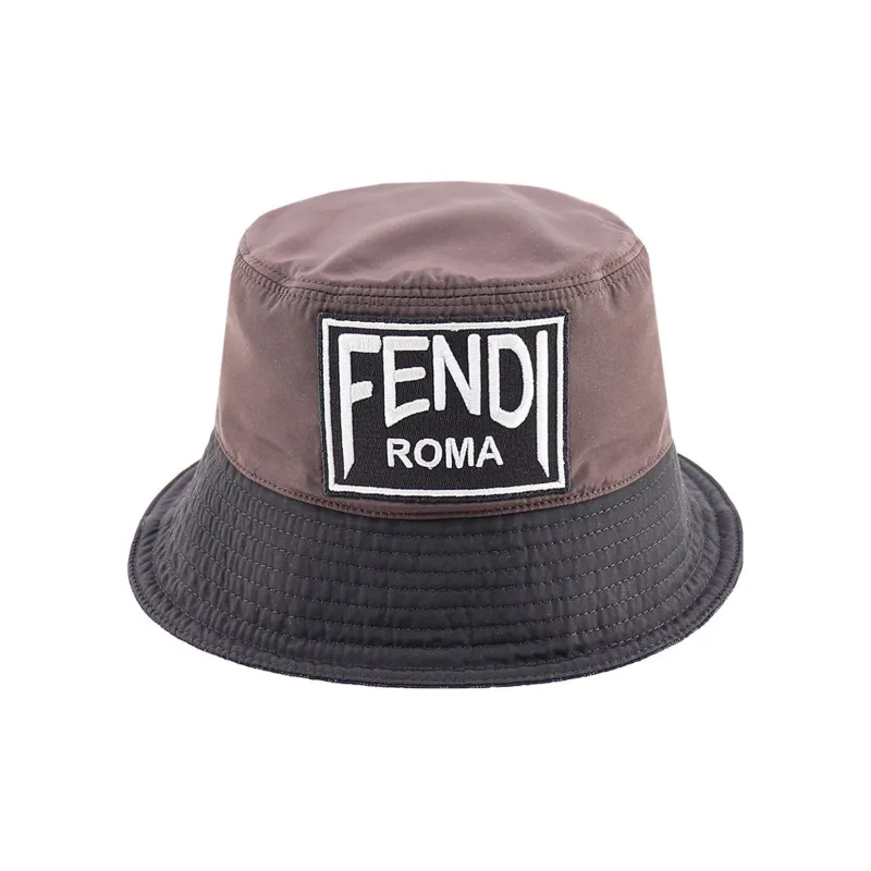 FENDI Logo Patch Bucket Hat-1