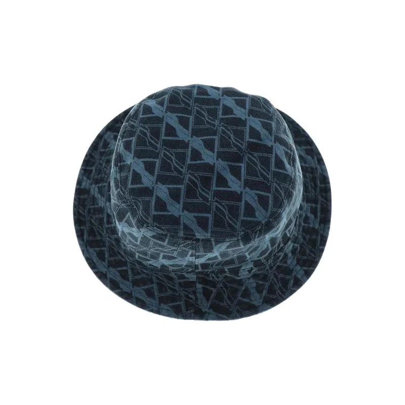 WE11DONE Bucket Hats Unisex Blue-2