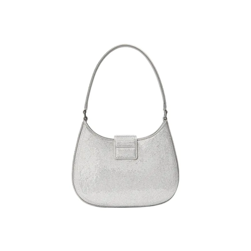 Alexander Wang W Legacy Polyester Shoulder Bag Handbags Small Size Women's Silver-3