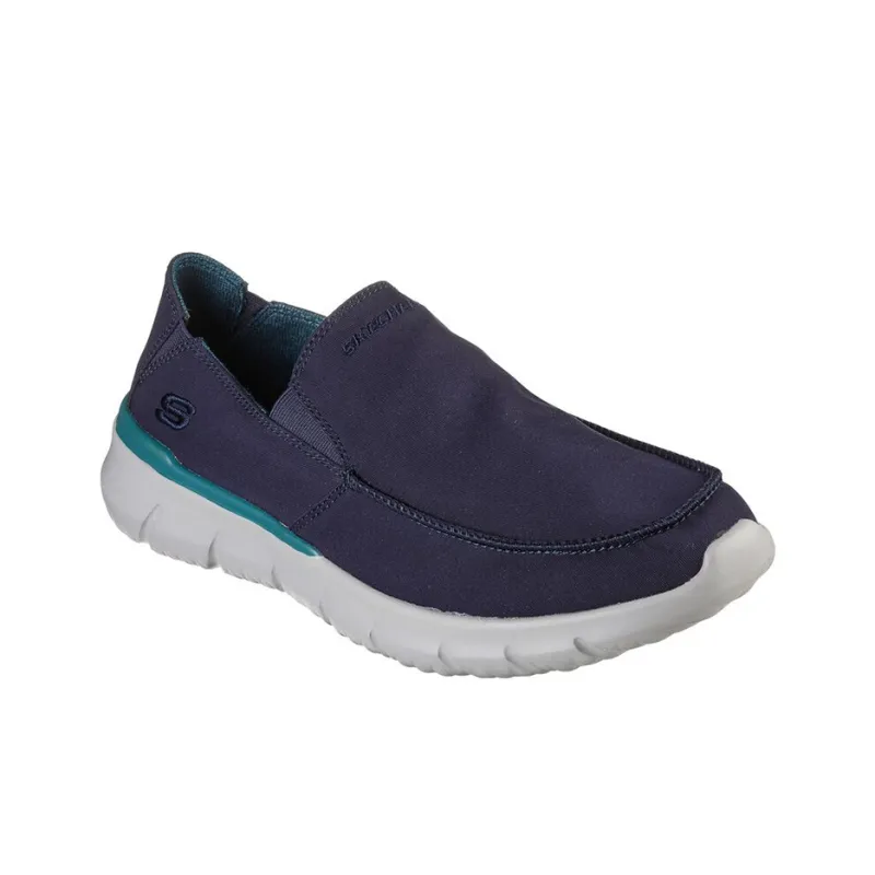 Skechers Del Retto Casual Shoes Men Low-Top Blue-2