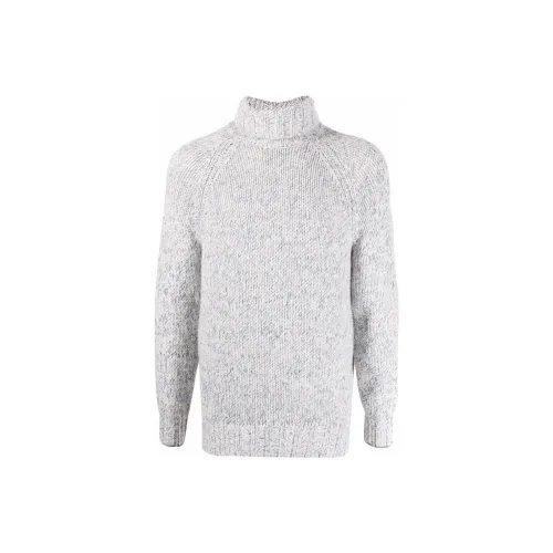 Brunello Cucinelli Cashmere Sweaters Men Light Gray