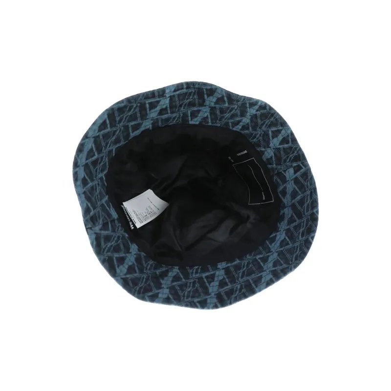 WE11DONE Bucket Hats Unisex Blue-3