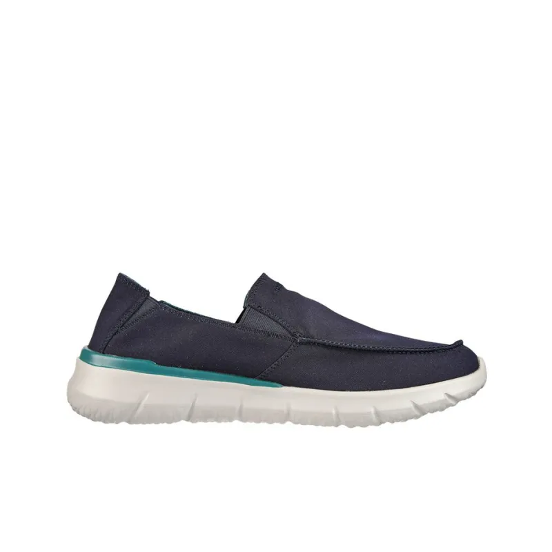 Skechers Del Retto Casual Shoes Men Low-Top Blue-1