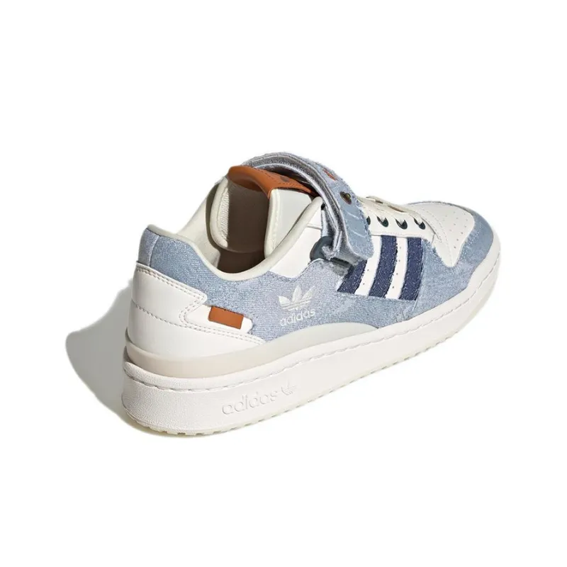 Adidas Forum Low Blue Cloud White-3