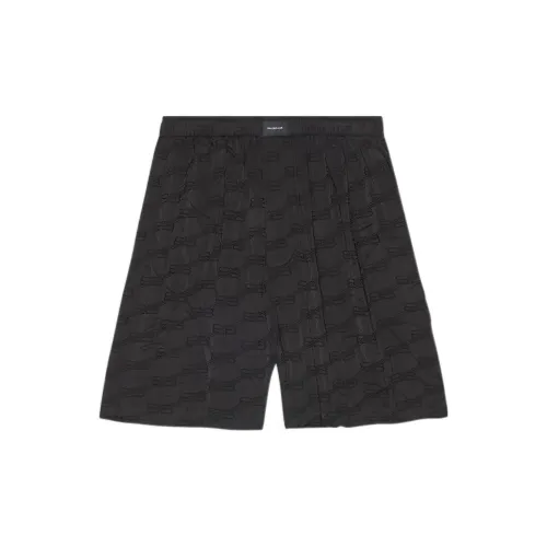 Balenciaga Casual Shorts Men Black