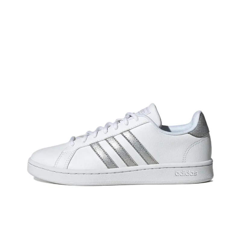 Grand Court Adidas Neo 'White Silver Metallic' Women's-0