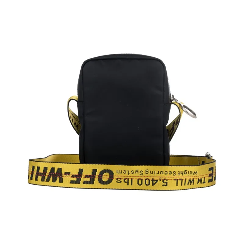 OFF WHITE Crossbody Binder Nylon Black/White-3