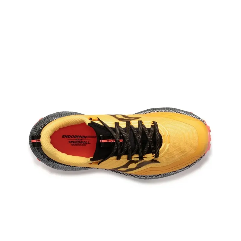 Saucony Endorphin Trail ViZiGold ViZiRed Yellow-3