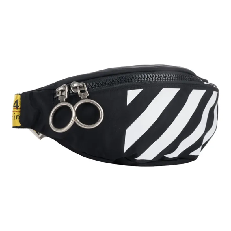 OFF WHITE Polyamide Fanny Pack Regular Men's Black-1
