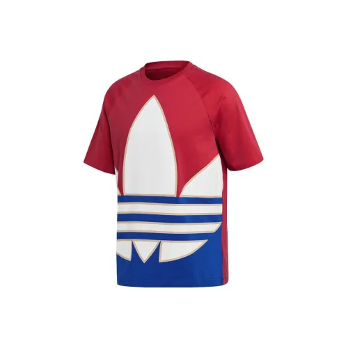 Adidas Originals BIG TREFOIL T-Shirts Men Red