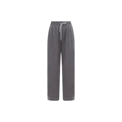 Brunello Cucinelli Casual Pants Women's Gray