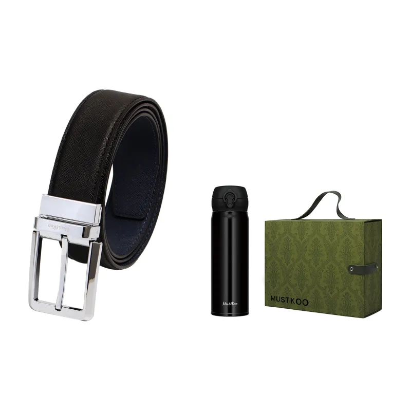 MUSTKOO Leather Belts Men-6