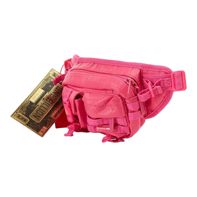 SPRAYGROUND PU Sling Bag, One Shoulder, Crossbody, Fanny Pack Regular Unisex Pink-1
