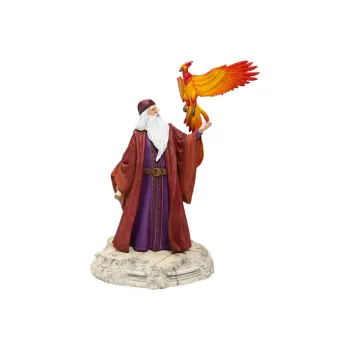 ENESCO Albus Dumbledore Harry Potter Hogwarts Headmaster Dumbledore And Phoenix Fawkes 29.3cm Statues
