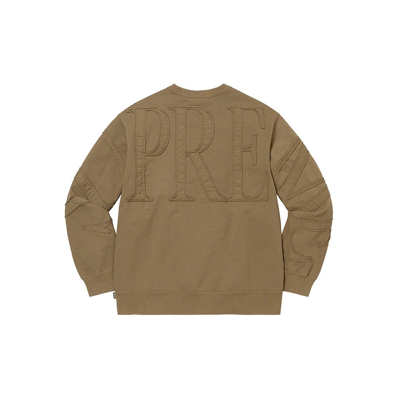 Supreme Tonal Appliqué Crewneck L Supreme Tonal Appliqué Sweater (SS25) - $158