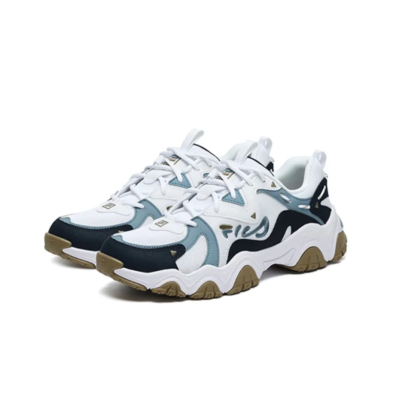 FILA Fluid 4 Sneakers 'White Blue'-1