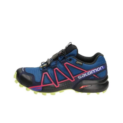 SALOMON Cross Hiking / Trekking Shoes Women's Low-Top Blue/Black