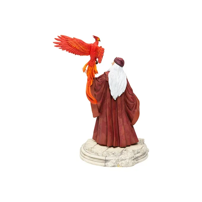 ENESCO Albus Dumbledore Harry Potter Hogwarts Headmaster Dumbledore And Phoenix Fawkes 29.3cm Statues-2