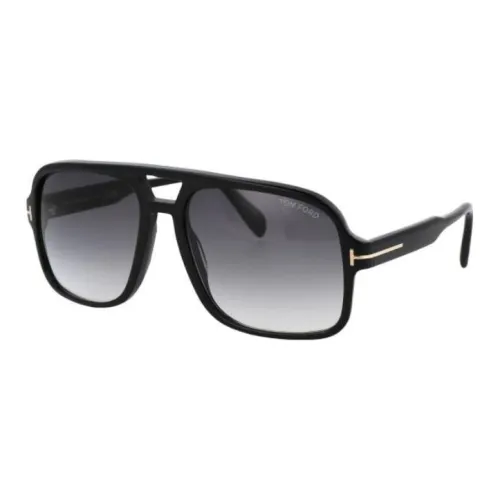 TOM FORD Falconer Square Frame Sunglasses